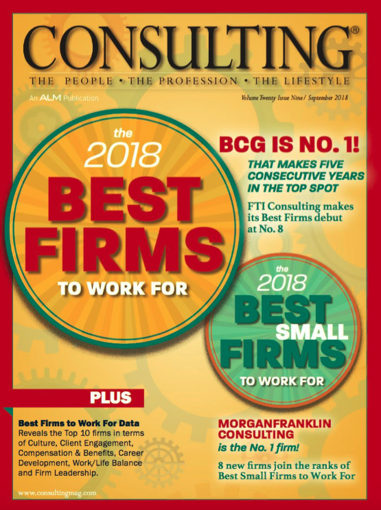 Consulting mag Best Firms to Work For 2018